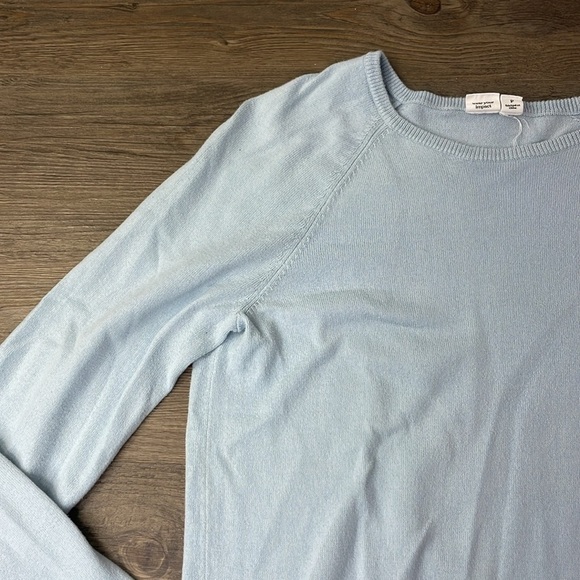 Tentree Women’s Light Blue Crew Neck Organic Cotton Highline Acre Sweater, sz Sm - Picture 4 of 9